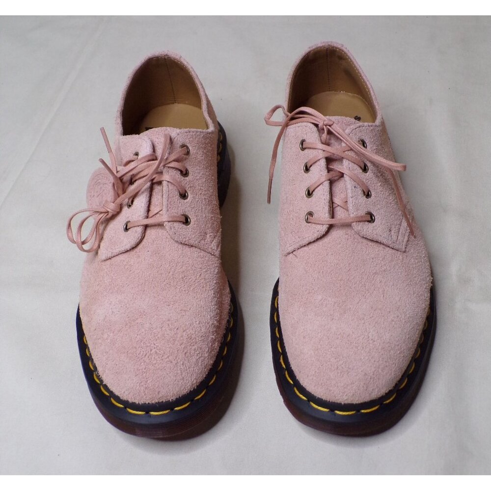 🆕 DR. MARTENS 1461 Iced Suede Oxford Shoes Pink 9 - Picture 6 of 12